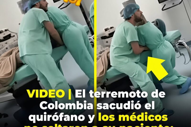 El terremoto en Colombia sorprendió a un quirófano y la reacción del personal médico conmovió a miles de personas