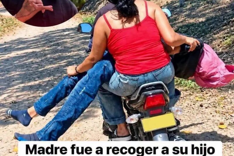 Madre habría trasladado a su hijo fallecido en una motocicleta tras encontrarlo en una zona rural